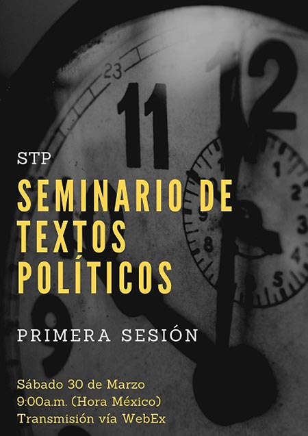 Seminario de Textos Políticos | Primera sesión