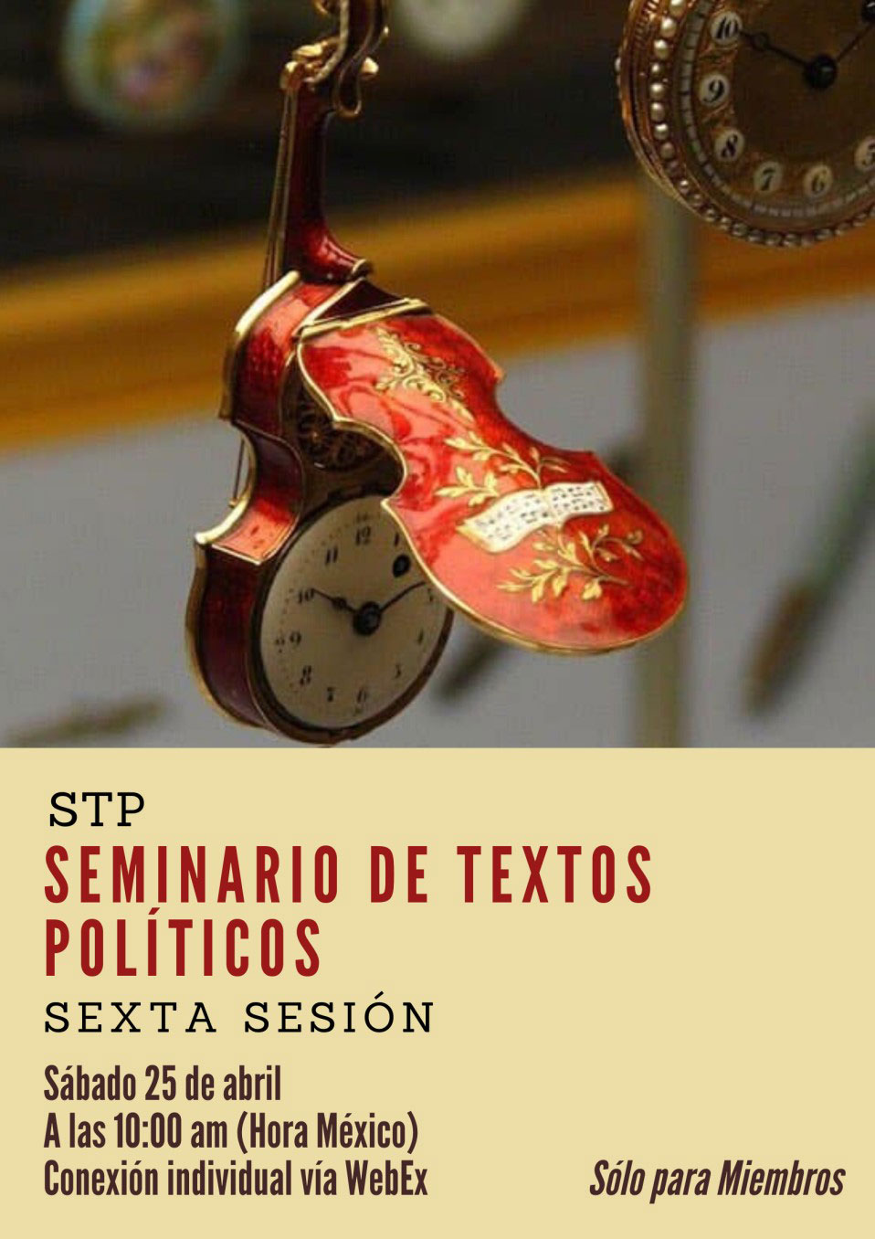 Seminario de Textos Políticos | Sexta Sesión